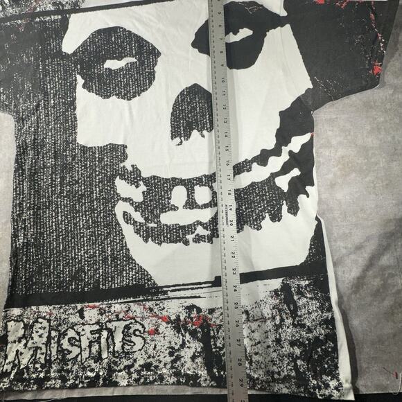 Misfits Rock Band T Shirt White Large Front Graphic - Picture 6 of 6